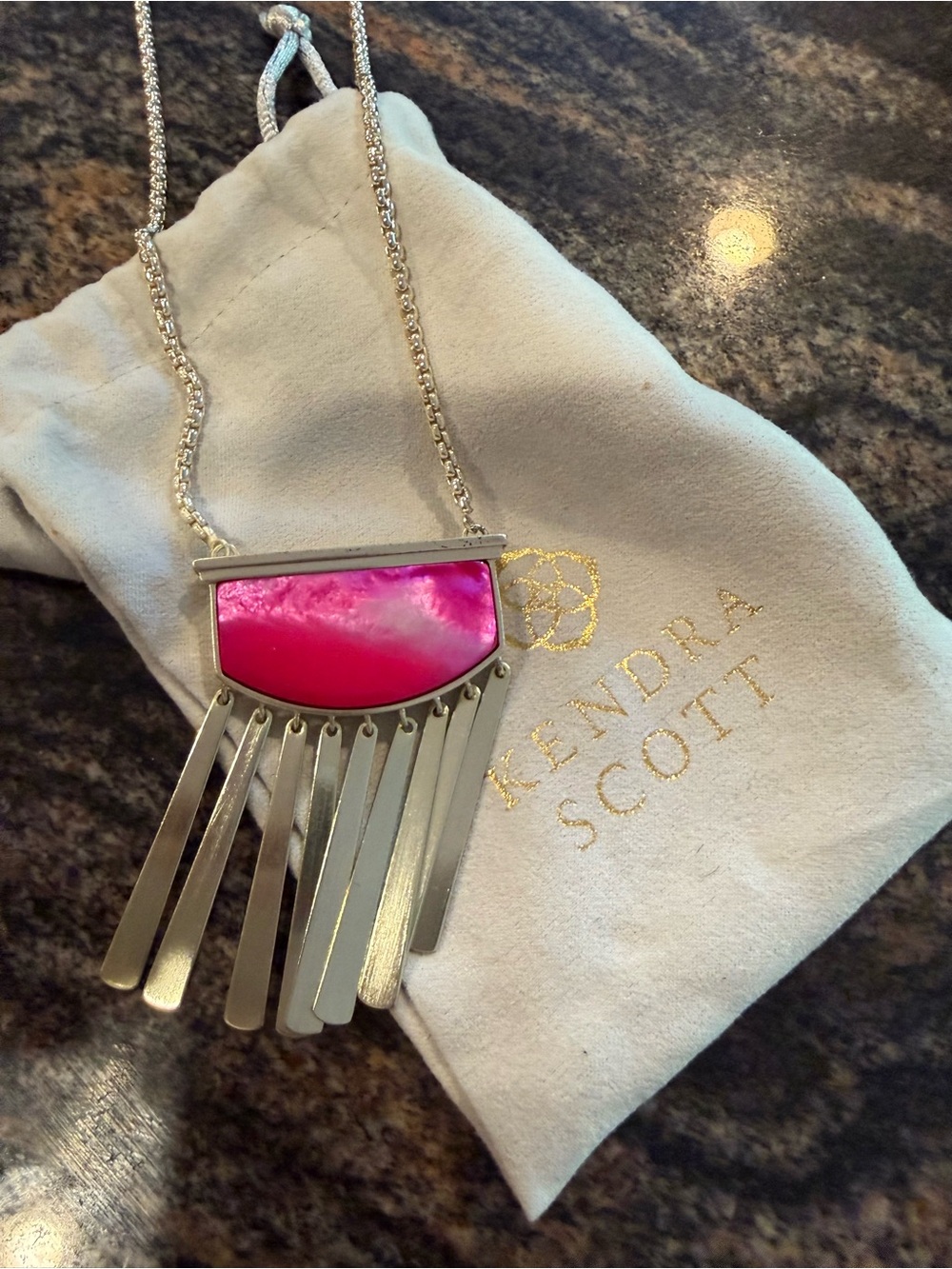 Kendra Scott Ellen Long Pendant Necklace